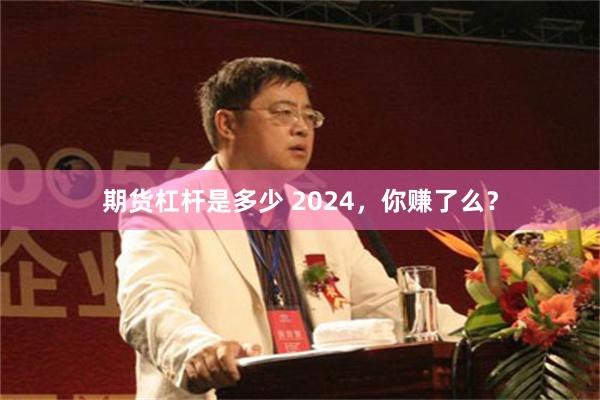 期货杠杆是多少 2024，你赚了么？