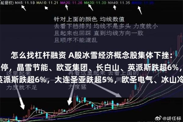 怎么找杠杆融资 A股冰雪经济概念股集体下挫：武商集团连续第二日跌停，晶雪节能、欧亚集团、长白山、英派斯跌超6%，大连圣亚跌超5%，欧圣电气、冰山冷热跌超4%